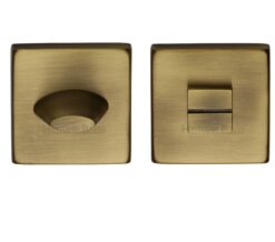 Heritage Brass Square 54Mm X 54Mm Turn & Release, Antique Brass