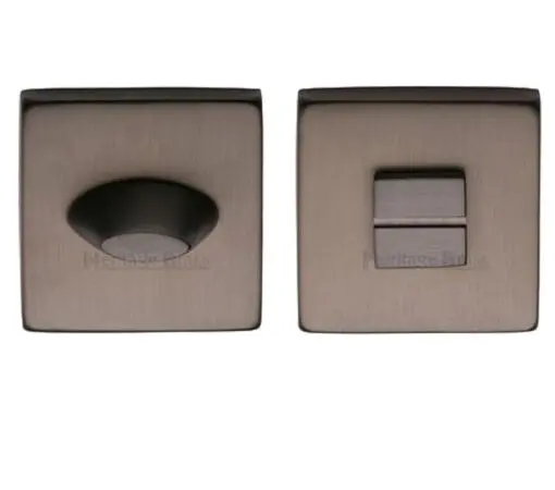 Heritage Brass Square 54Mm X 54Mm Turn & Release, Matt Bronze