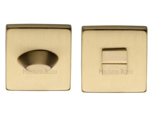 Heritage Brass Square 54Mm X 54Mm Turn & Release, Satin Brass