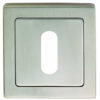 Eurospec Standard Profile Stainless Steel Escutcheons, Polished & Satin Duo Finish