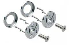 Eurospec Rose Packs (6Mm X 50Mm), Polished Or Satin Finish