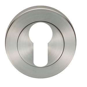 Eurospec Euro Profile Escutcheon, Satin Stainless Steel