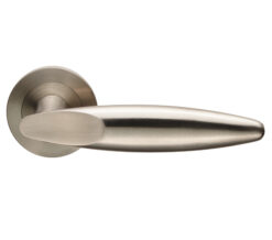 Eurospec Arei Satin Stainless Steel Door Handles (Sold In Pairs)