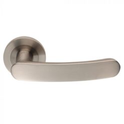 Eurospec SWL1132SSS Steelworx Berlino Swl Lever Screw On Rose - Sss Finish Satin Stainless Steel