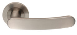 Eurospec Berlino Dda Compliant Satin Stainless Steel Solid Door Handles (Sold In Pairs)