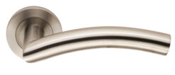 Eurospec Dresda Satin Stainless Steel Door Handles (Sold In Pairs)