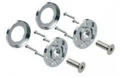 Eurospec Steelworx Rose Packs (52Mm X 8Mm), Polished Or Satin Finish