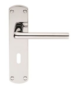 SZC011CP Serozzetta Uno Lever On Backplate - Lock 57mm C/C Polished Chrome