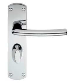 SZC023CP Serozzetta Dos Lever On Backplate - Bathroom 57mm C/C Polished Chrome