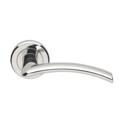 SZC030CP Serozzetta Tres Lever On Concealed Fix Push On Round Rose Polished Chrome