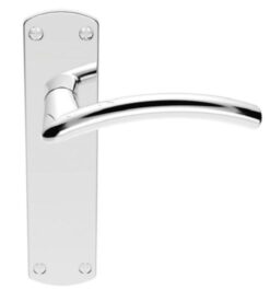 SZC032CP Serozzetta Tres Lever On Backplate - Latch Polished Chrome