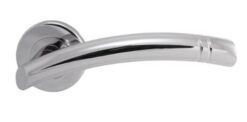 SZC340CP Serozzetta Cuarenta Lever On Concealed Fix Push On Round Rose Polished Chrome