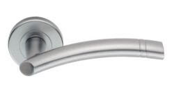 SZC340SC Serozzetta Cuarenta Lever On Concealed Fix Push On Round Rose Satin Chrome