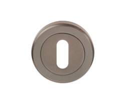 Serozzetta Standard Profile Escutcheons, Black Nickel