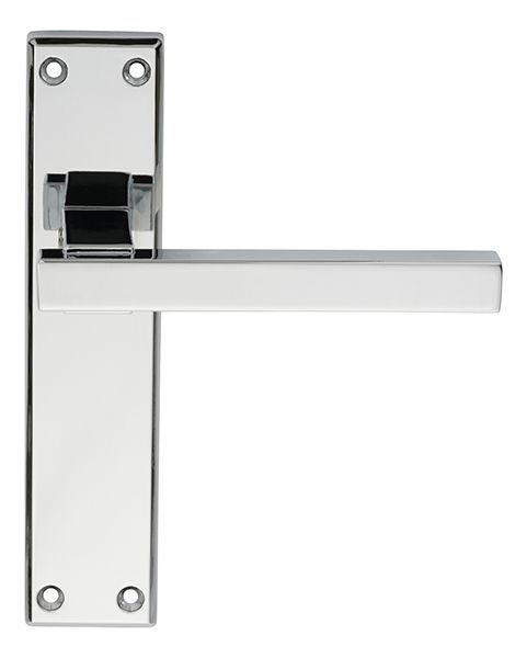 SZM242CP Serozzetta Stratus Lever On Backplate - Latch Polished Chrome