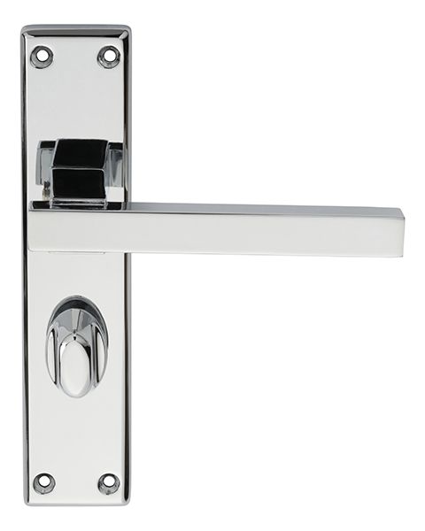 SZM243CP Serozzetta Stratus Lever On Backplate - Bathroom 57mm C/C Polished Chrome