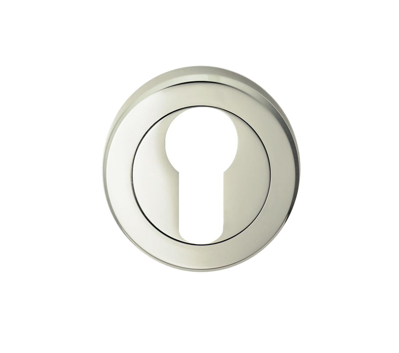 Serozzetta Residential Euro Profile Escutcheon, Polished Nickel