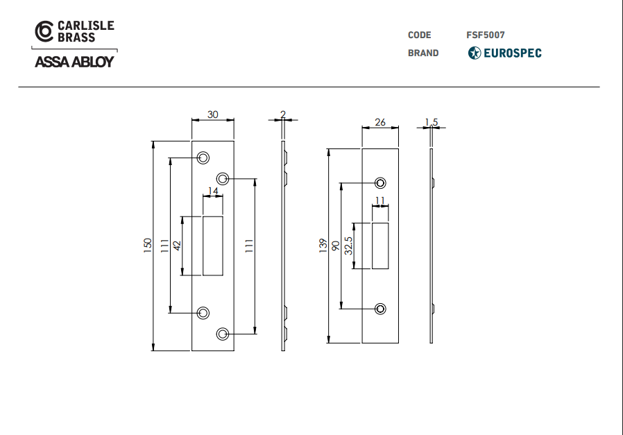 Easi T Forend Strikes & Fixing Pack Deadlocks - Image 2