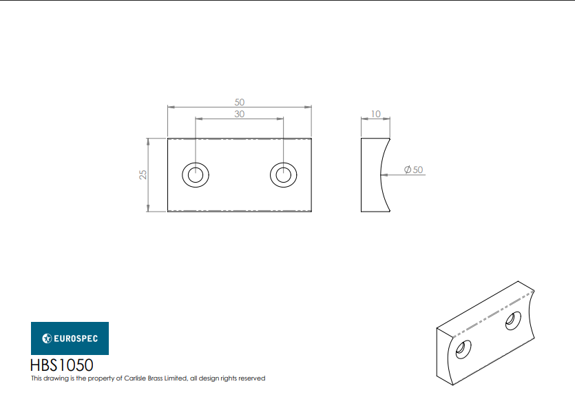 Handrail Bracket Saddle - Image 2
