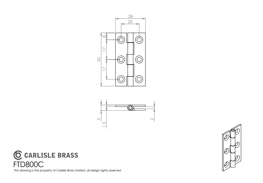 Cabinet Hinge - Image 2