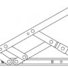 Standard Side Hung Friction Hinges 13mm Nico
