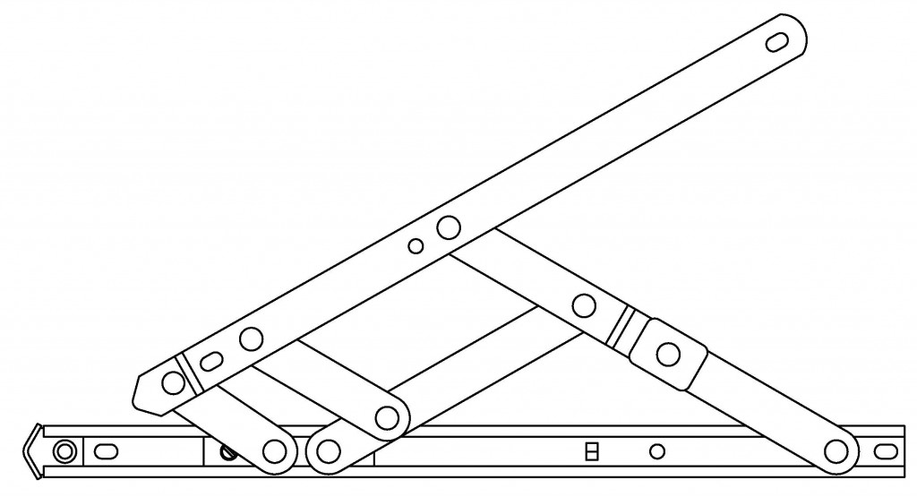 Standard Side Hung Friction Hinges 13mm Nico