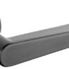 Atlantic Tupai Rapido 5S Line Torrao 5mm Slimline Designer Door Handles On Round Rose, Matt Black - T1967R5SMB (sold in pairs)