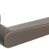 Atlantic Tupai Rapido 5S Line Torrao 5mm Slimline Designer Door Handles On Round Rose, Titanium - T1967R5STT (sold in pairs)