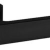 Atlantic Tupai Rapido Retaline Rillo Designer Door Handles On Rectangular Rose, Matt Black - T2275LMB (sold in pairs)