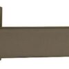 Atlantic Tupai Rapido Retaline Rillo Designer Door Handles On Rectangular Rose, Titanium - T2275LTT (sold in pairs)