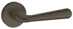 Atlantic Tupai Rapido Curvaline Adra Designer Door Handles On Round Rose, Titanium - T293RTT (sold in pairs)