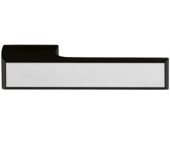 Atlantic Tupai Versaline Tobar Designer Door Handles On Rectangular Rose, Matt Black - T3089LMB (sold in pairs)