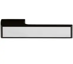 Atlantic Tupai Versaline Tobar Designer Door Handles On Rectangular Rose, Matt Black - T3089LMB (sold in pairs)