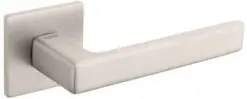 Atlantic Tupai Rapido 5S Line Portel 5mm Slimline Designer Door Handles On Square Rose, Pearl Nickel - T3095S5SPL (sold in pairs)