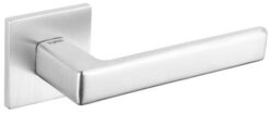 Atlantic Tupai Rapido 5S Line Portel 5mm Slimline Designer Door Handles On Square Rose, Satin Chrome - T3095S5SSC (sold in pairs)