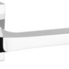 Atlantic Tupai Rapido Curvaline Valbona Designer Door Handles On Square Rose, Bright Polished Chrome - T3097SPC (sold in pairs)