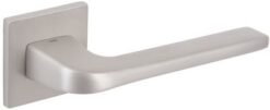 Atlantic Tupai Rapido 5S Line Canha 5mm Slimline Designer Door Handles On Square Rose, Pearl Nickel - T4007S5SPL (sold in pairs)