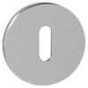 Atlantic Tupai Rapido 5S Line 5mm Slimline Round Euro Profile Escutcheon, Bright Polished Chrome - TESCER5SPC (sold in pairs)