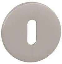 Atlantic Tupai Rapido 5S Line 5mm Slimline Round Euro Profile Escutcheon, Pearl Nickel - TESCER5SPL (sold in pairs)