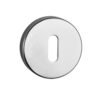 Atlantic Tupai Rapido Curva/Quadraline Round Euro Profile Escutcheon, Polished Chrome - TESCERPC (sold in pairs)