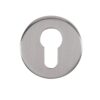 Atlantic Tupai Rapido Curva/Quadraline Round Euro Profile Escutcheon, Satin Chrome - TESCERSC (sold in pairs)