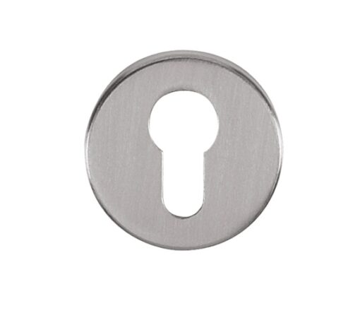 Atlantic Tupai Rapido Curva/Quadraline Round Euro Profile Escutcheon, Satin Chrome - TESCERSC (sold in pairs)