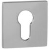 Atlantic Tupai Rapido 5S Line 5mm Slimline Square Euro Profile Escutcheon, Bright Polished Chrome - TESCES5SPC (sold in pairs)