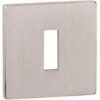 Atlantic Tupai Rapido 5S Line 5mm Slimline Square Euro Profile Escutcheon, Pearl Nickel - TESCES5SPL (sold in pairs)