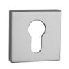 Atlantic Tupai Rapido Curva/Quadraline Square Euro Profile Escutcheon, Bright Polished Chrome - TESCESPC (sold in pairs)