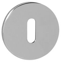 Atlantic Tupai Rapido 5S Line 5mm Slimline Round Standard Profile Escutcheon, Bright Polished Chrome - TESCKR5SPC (sold in pairs)