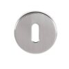 Atlantic Tupai Rapido Curva/Quadraline Round Standard Profile Escutcheon, Bright Polished Chrome - TESCKRPC (sold in pairs)