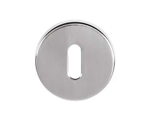 Atlantic Tupai Rapido Curva/Quadraline Round Standard Profile Escutcheon, Bright Polished Chrome - TESCKRPC (sold in pairs)