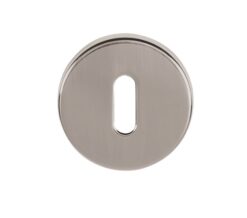 Atlantic Tupai Rapido Curva/Quadraline Round Standard Profile Escutcheon, Pearl Nickel - TESCKRPL (sold in pairs)