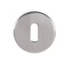 Atlantic Tupai Rapido Curva/Quadraline Round Standard Profile Escutcheon, Satin Chrome - TESCKRSC (sold in pairs)